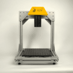 G2V Optics Pico Class AAA solar simulator on a vertical mounting stand